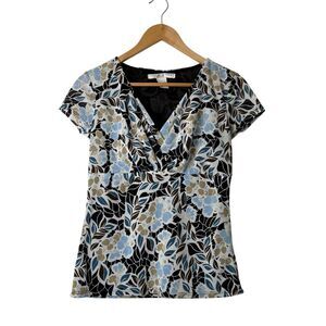 Vintage Y2k Babydoll Top S Multicolor Floral Mesh 90s Fairy Whimsical Grunge